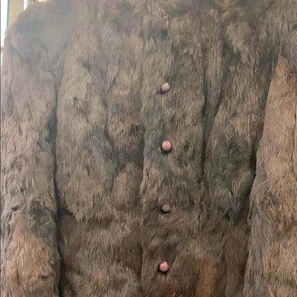 100% real rabbit fur coat - Picture 2 of 9